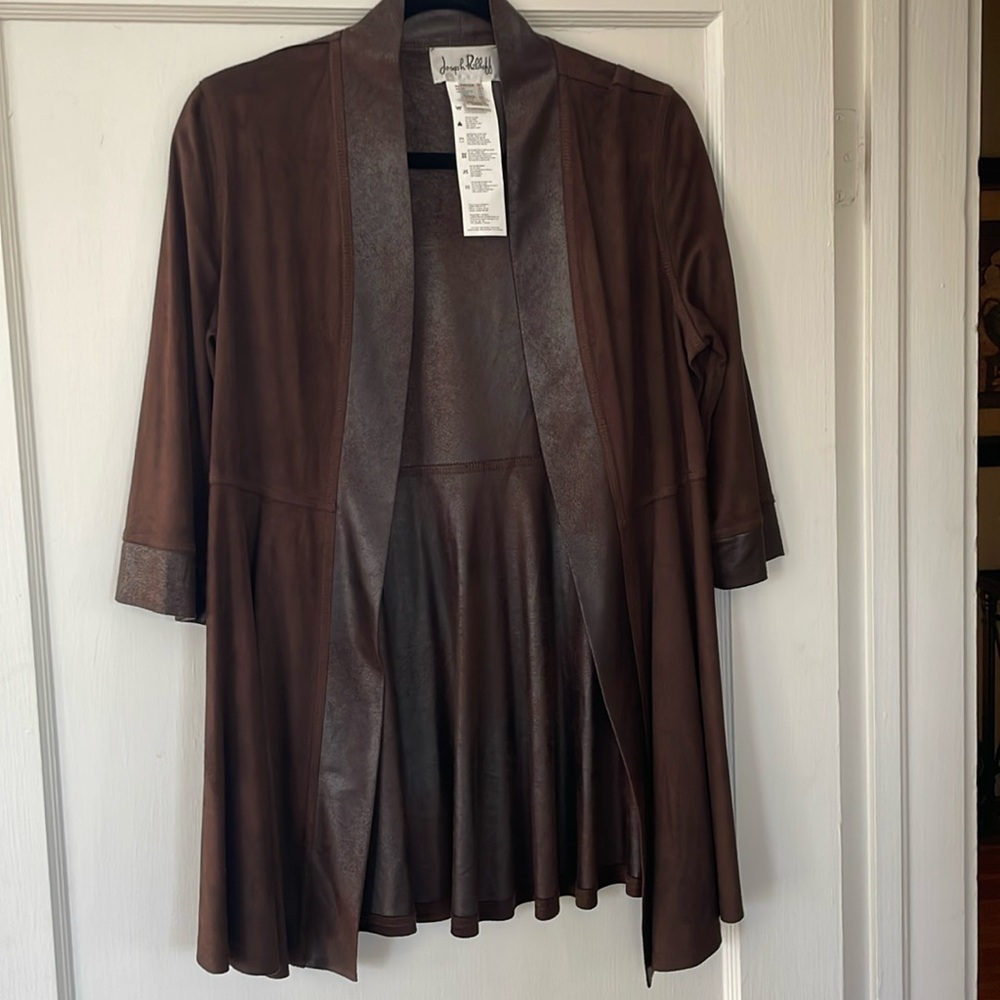 Joseph Ribkoff faux suede jacket